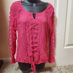 VENUS Cut Out Sleeves Top